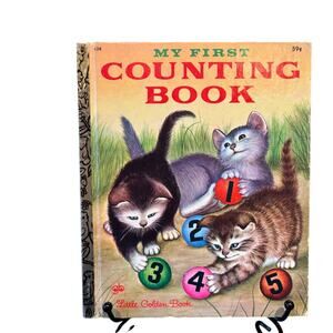 VTG 1978, 19th Print of My First Counting Book, Little Golden Book, by L. Moore